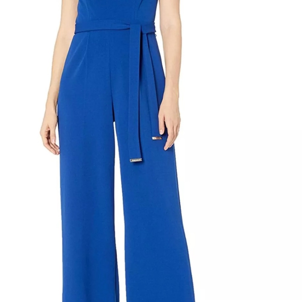 Elegant Blue Jumpsuit